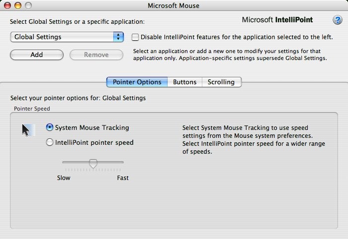 microsoft intellipoint software for mac removal